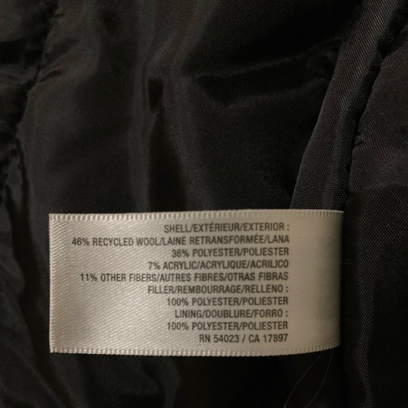 Black Wool Coat - Picture 10 of 10